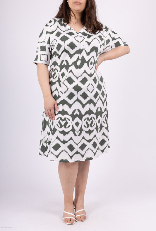 Plus Size Printed dress