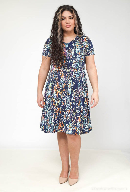 Plus Size Printed dress