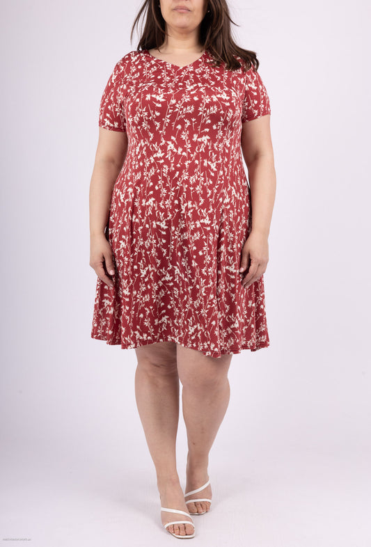 Plus Size printed dress
