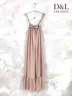 Plus Size Long dress with seashells sizes 38 to 54
