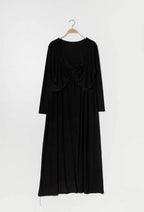 Plus Size Maxi Klänning med Knytfront