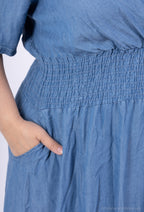Plus Size Long Dress CHANGE HEANCE IN DANEL TENCEL