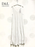 Plus Size Sleeveless Dress V-Neck in Waze Ultra Stretch