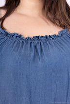 Plus Size Mid-length Klänning i Tencel