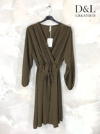 Elegant plus-size midi dress T40 to T56 Stora Storlekar
