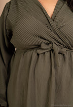 Elegant plus-size midi dress T40 to T56 i Stor Storlek