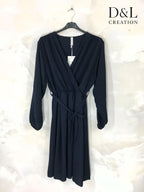 Elegant plus-size midi dress T40 to T56 Stora Storlekar