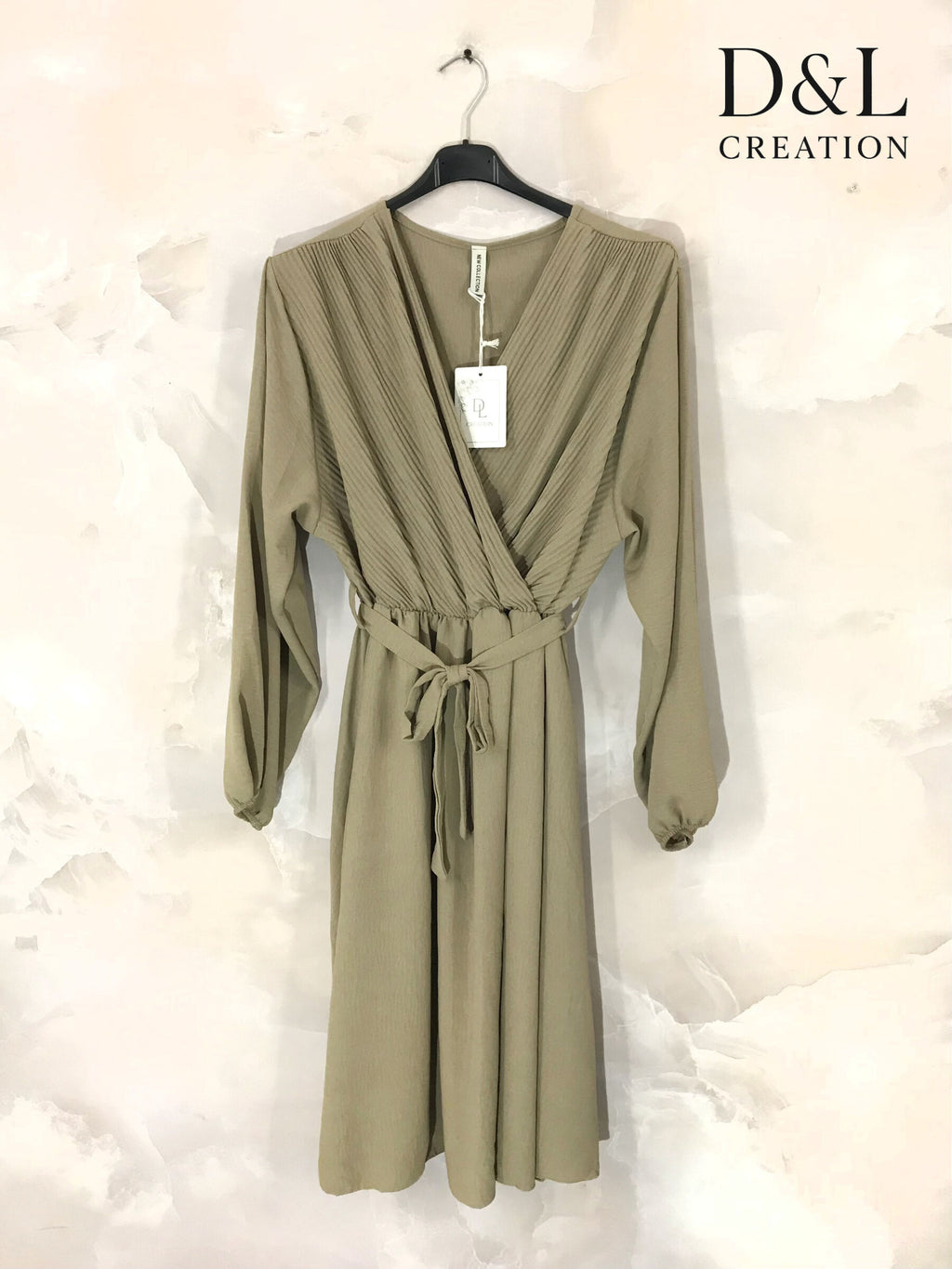 Elegant plus-size midi dress T40 to T56 Stora Storlekar