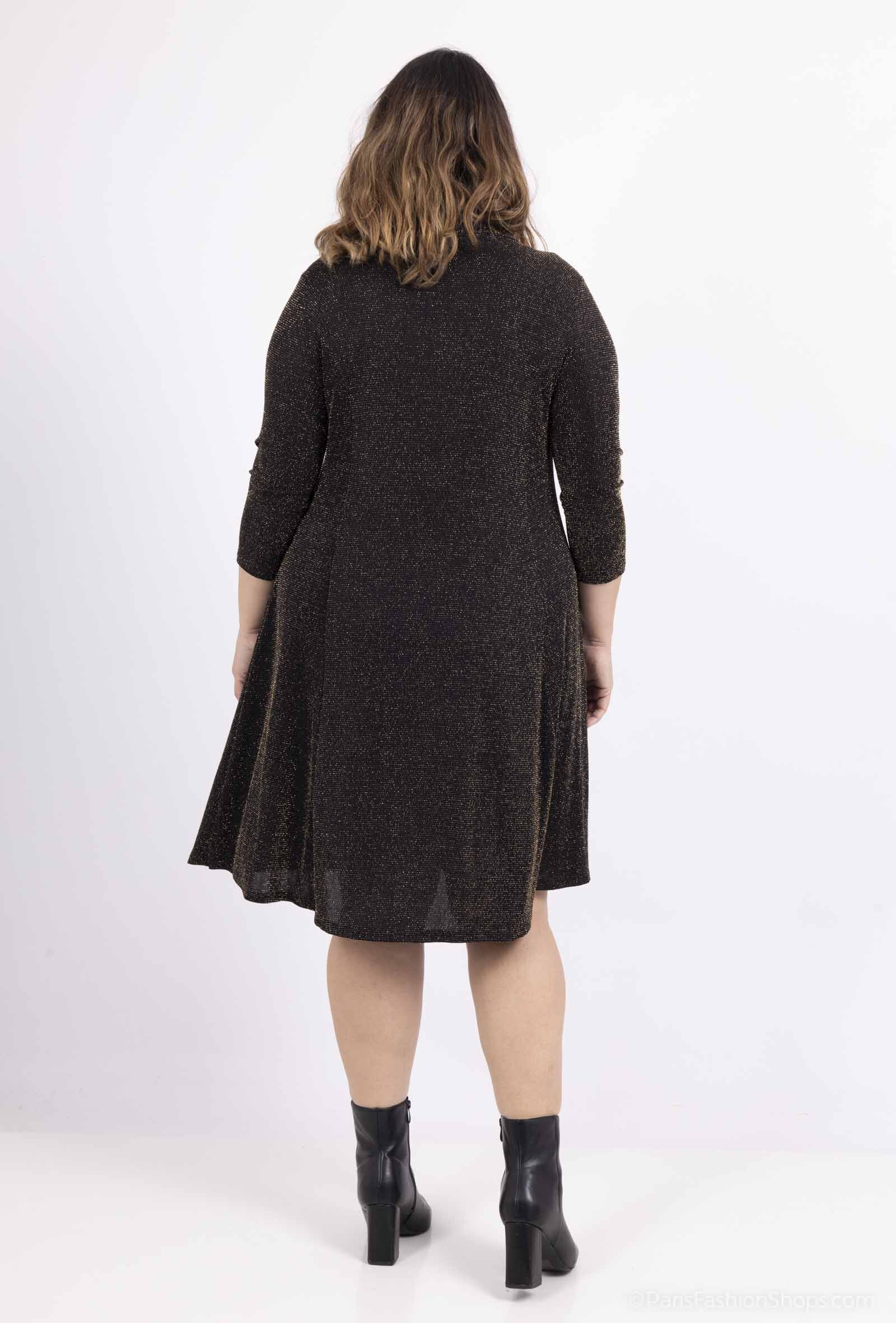 Glittrig Klänning i Plus Size