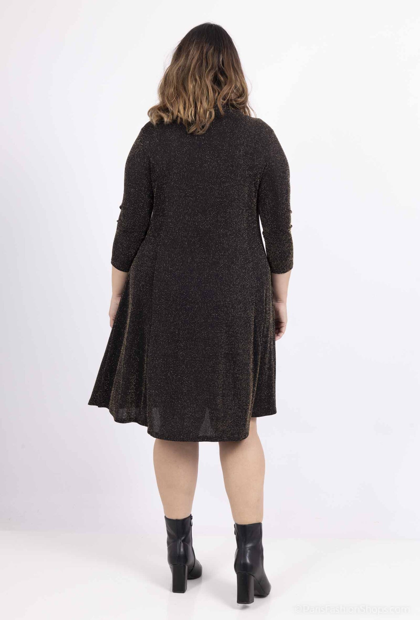 Plus Size Glittrande Klänning