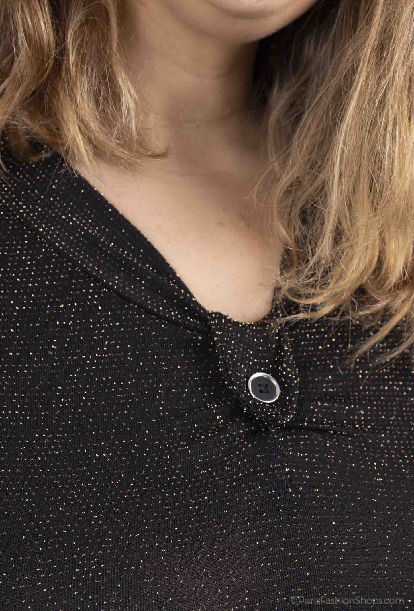 Plus Size Glittrande Klänning