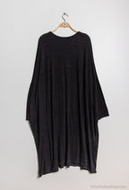 Plus Size Soft V-neck Oversized Sweater Dress