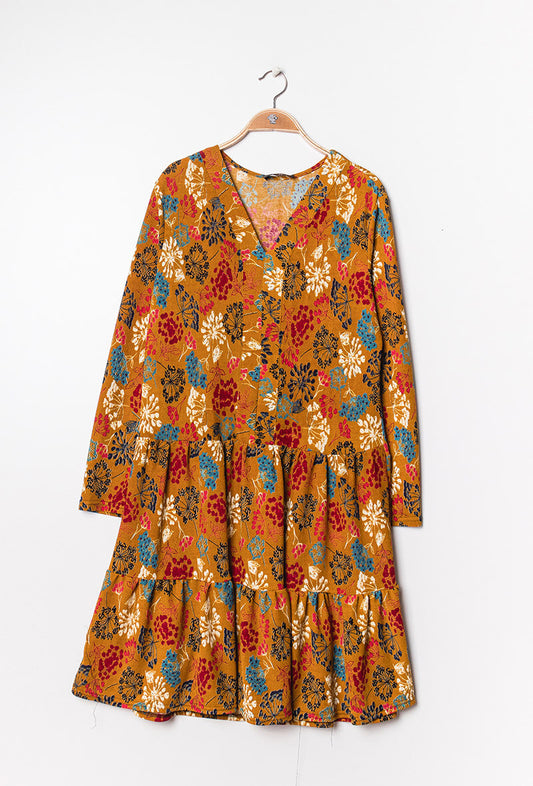 Plus Size Flower print dress