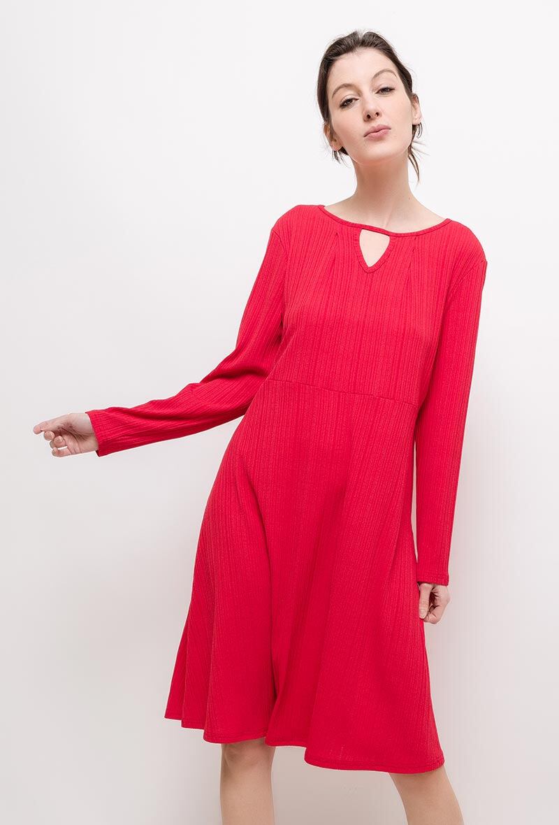 Plus Size Stretch Dress för Stiliga Kvinnor