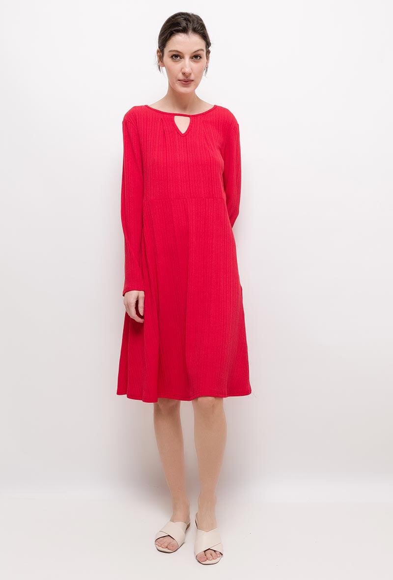 Plus Size Stretch Dress för Stiliga Kvinnor