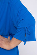Plus Size Tunika Klänning med Spetskrage