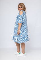 Plus Size Off-the-Shoulder Tunic Dress