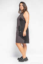 Plus Size Zipped Klänning
