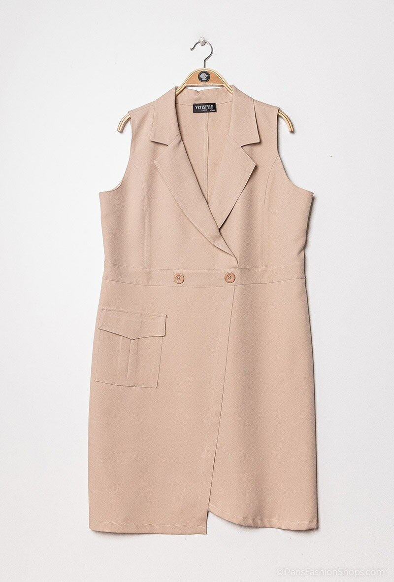 Plus Size Robe för Vackra Kvinnor