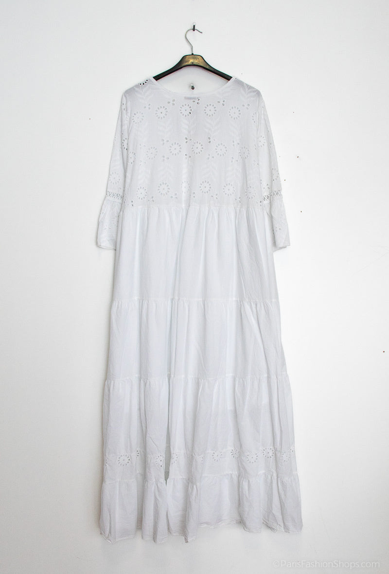 Plus Size Klänning i 100% Bomull