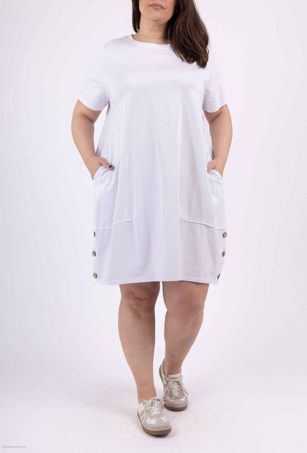 Plus Size Klänning i 100% Bomull