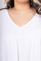 Plus Size Klänning i 100% Bomull