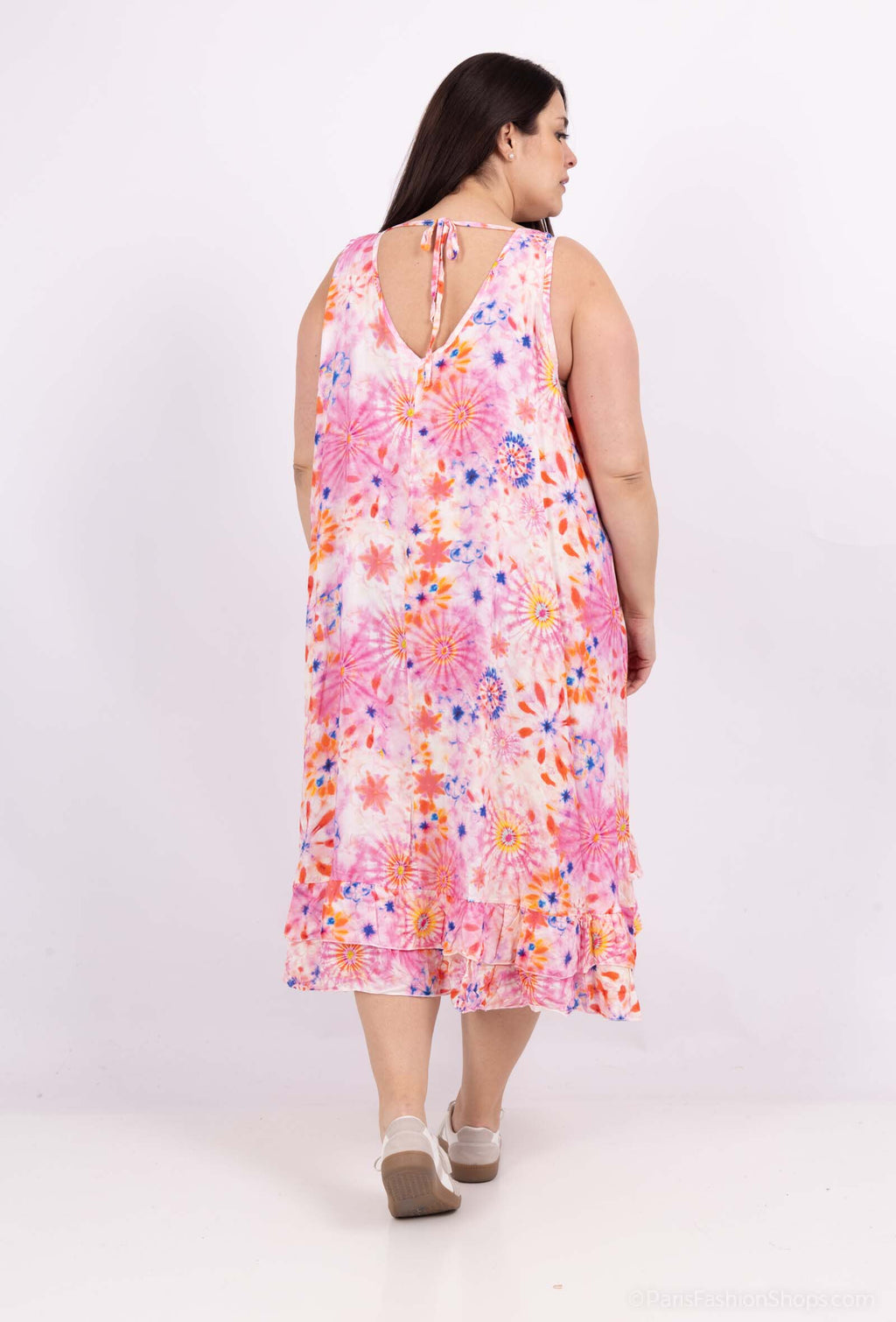 Klänning Plus Size i 100% Viskos