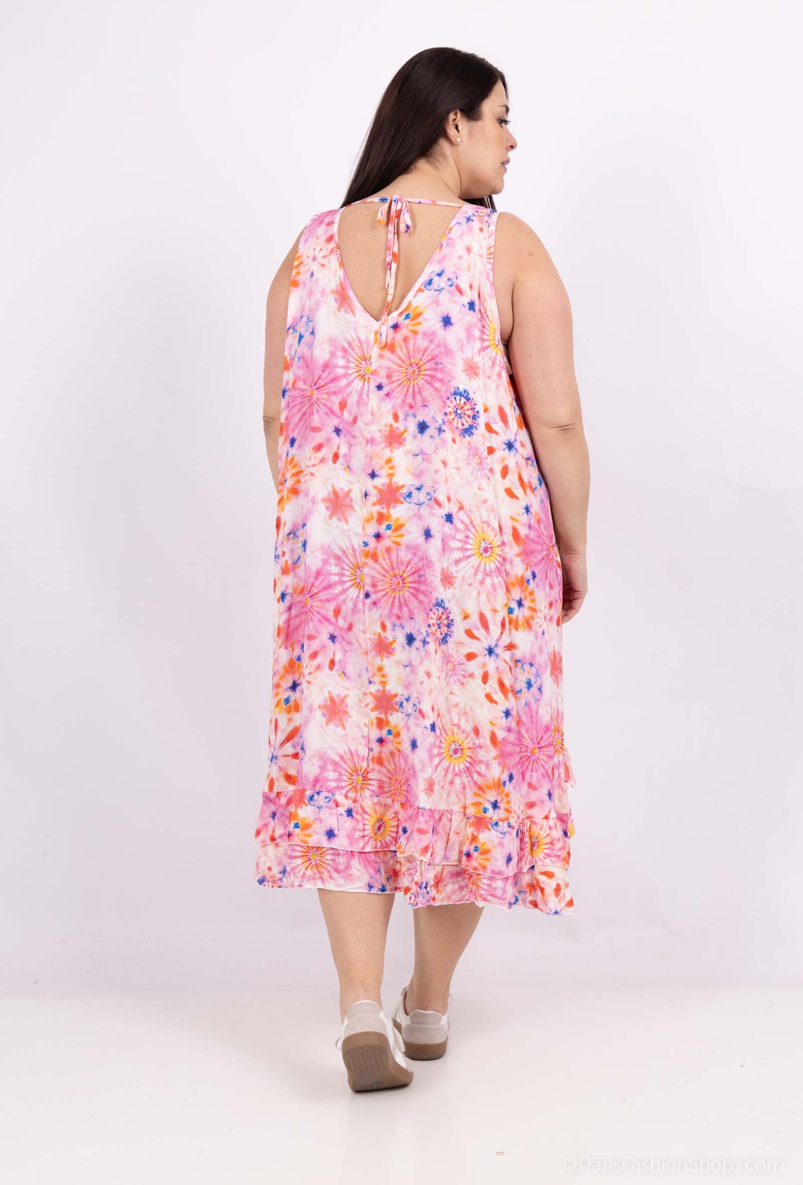 Klänning Plus Size i 100% Viskos