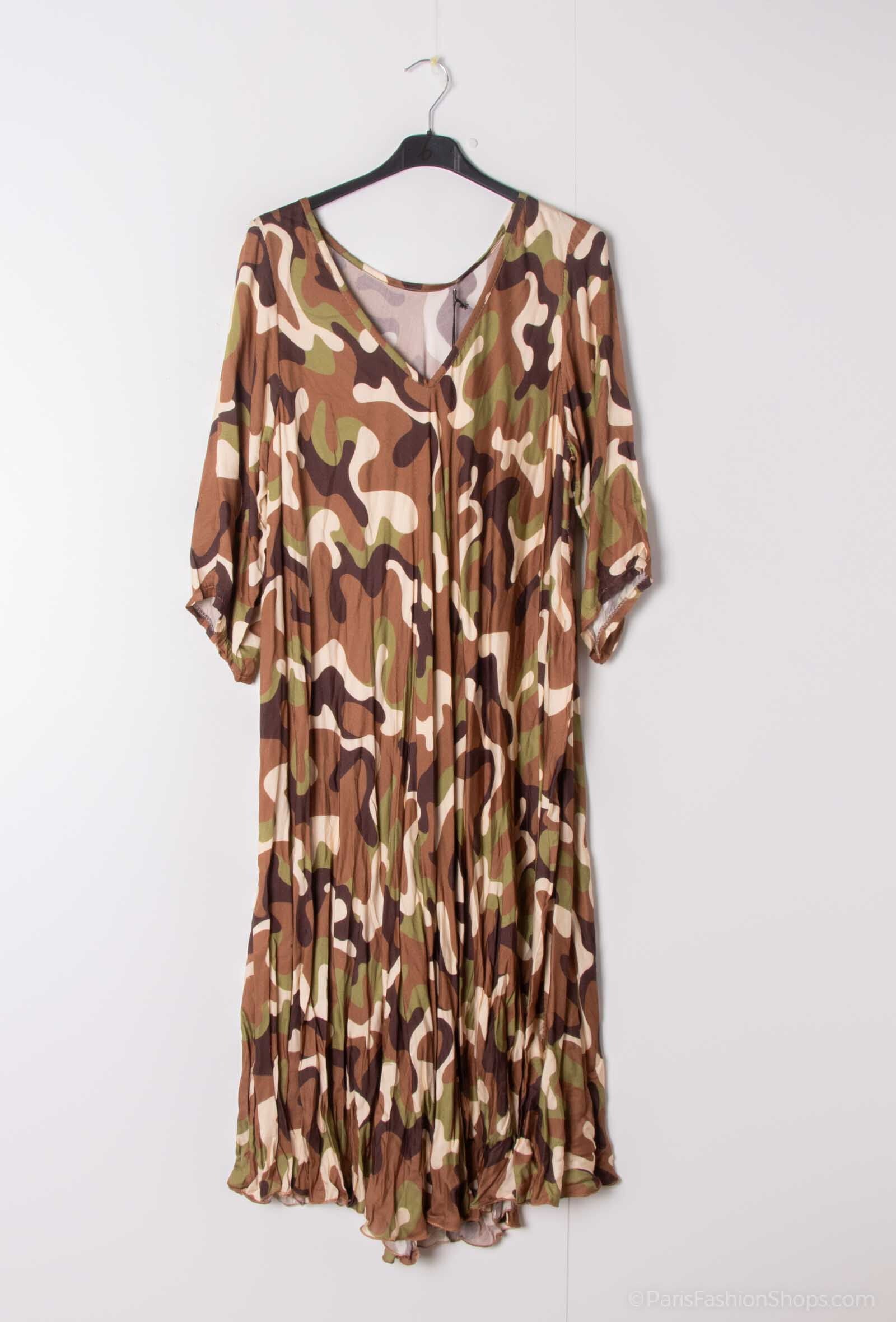 Elegant Plus Size Klänning i 100% Viskos