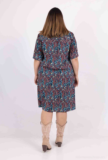 Plus Size Sommarklänning i 100% Viskos