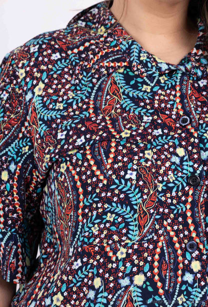 Plus Size Sommarklänning i 100% Viskos