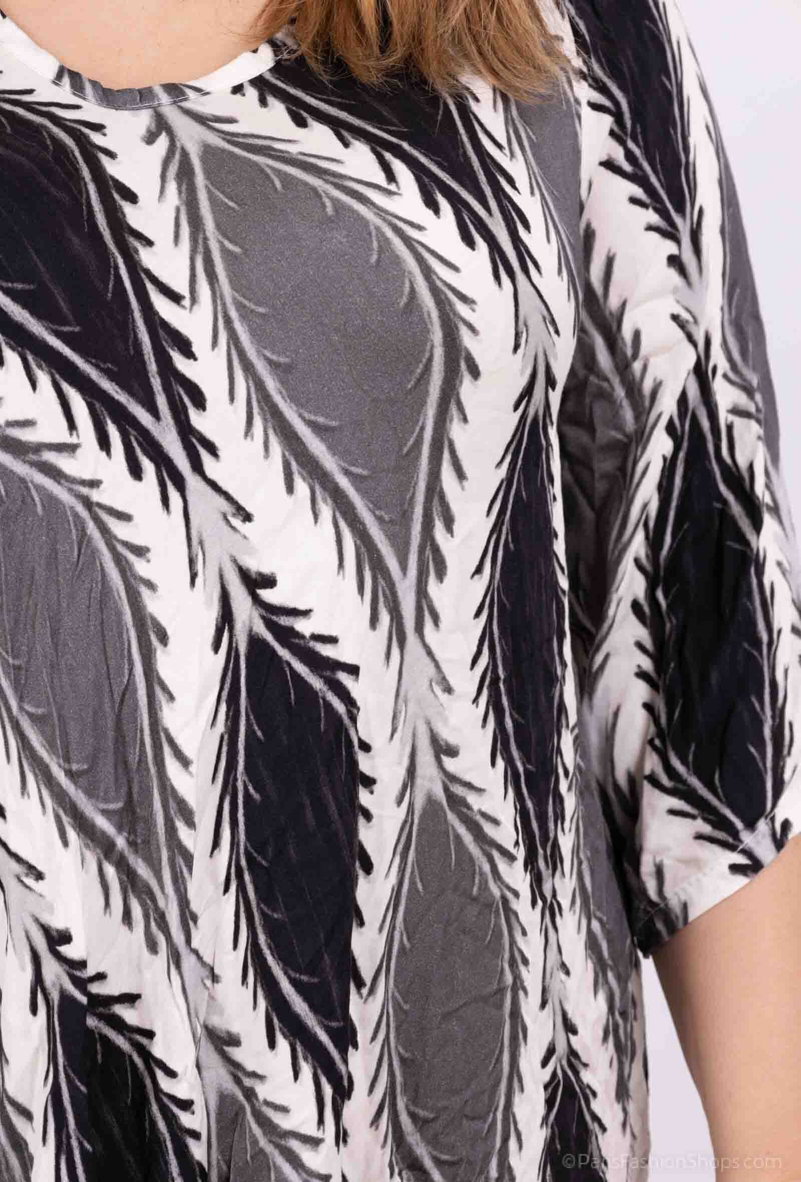 Plus Size Klänning i Viskos