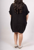 Plus Size Klänning i Linne