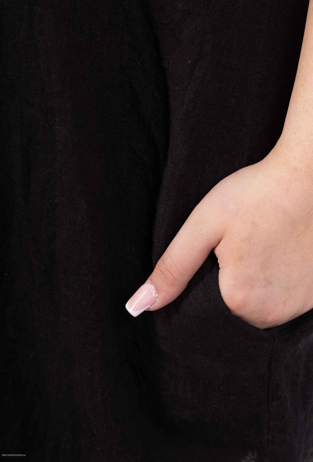 Plus Size Klänning i Linne
