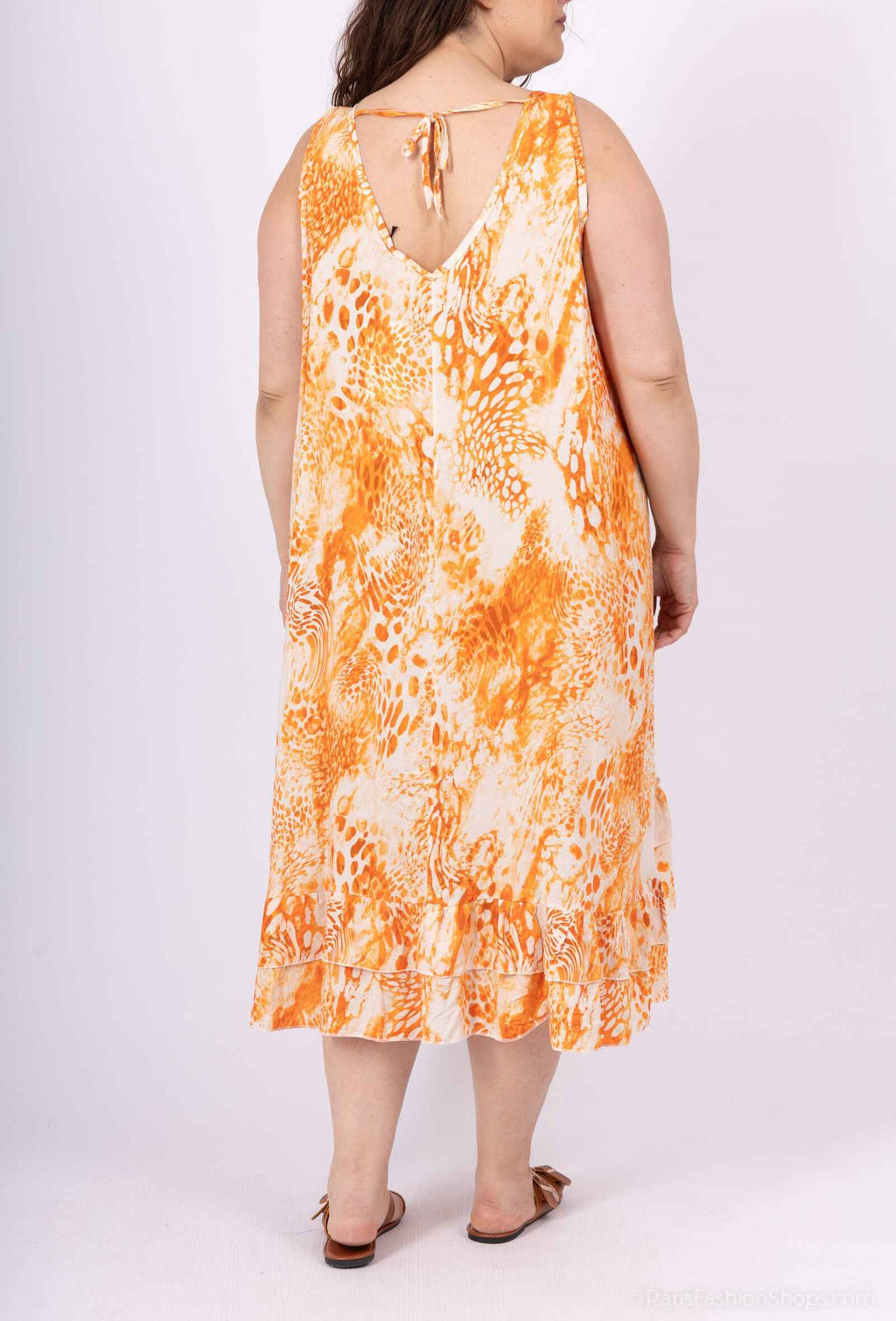 Plus Size Klänning i Viskos