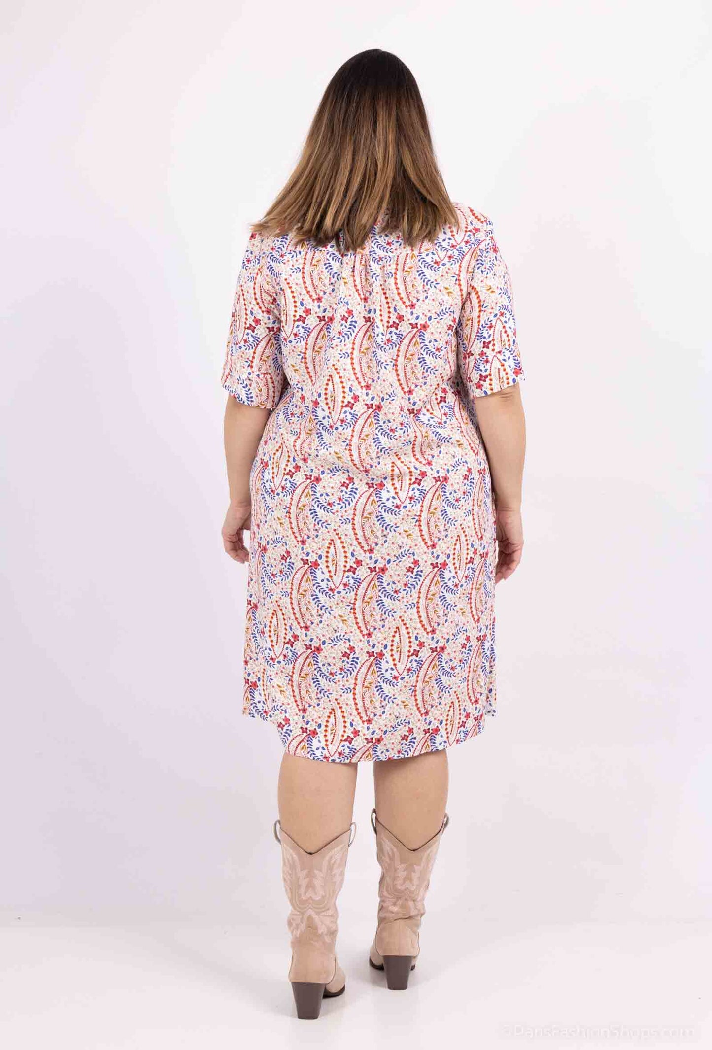 Plus Size Sommarklänning i 100% Viskos