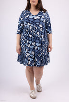 Plus Size Klänningar Med Tryck För Sommaren