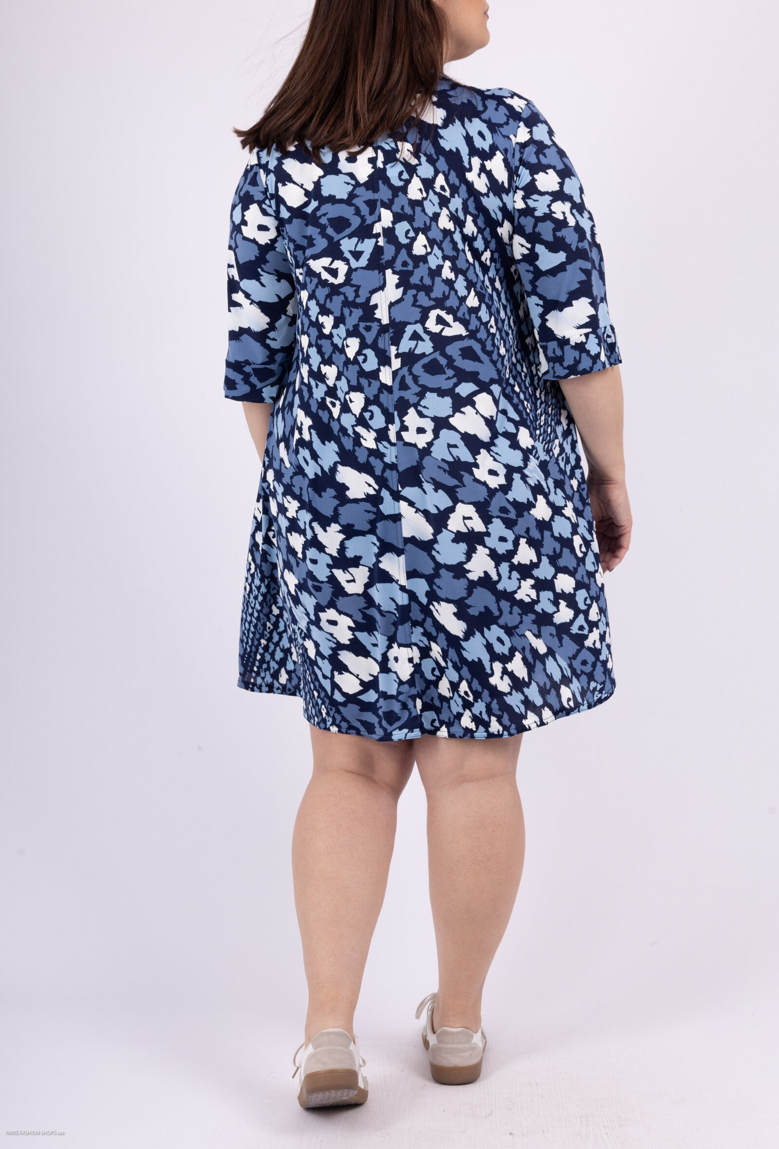 Plus Size Klänningar Med Tryck För Sommaren