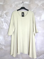 Plus Size Mid-length Flared Sleeve Dress