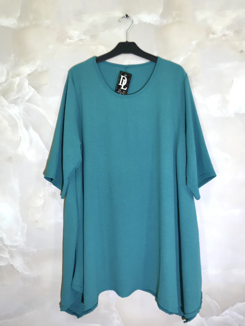 Plus Size Mid-length Flared Sleeve Dress