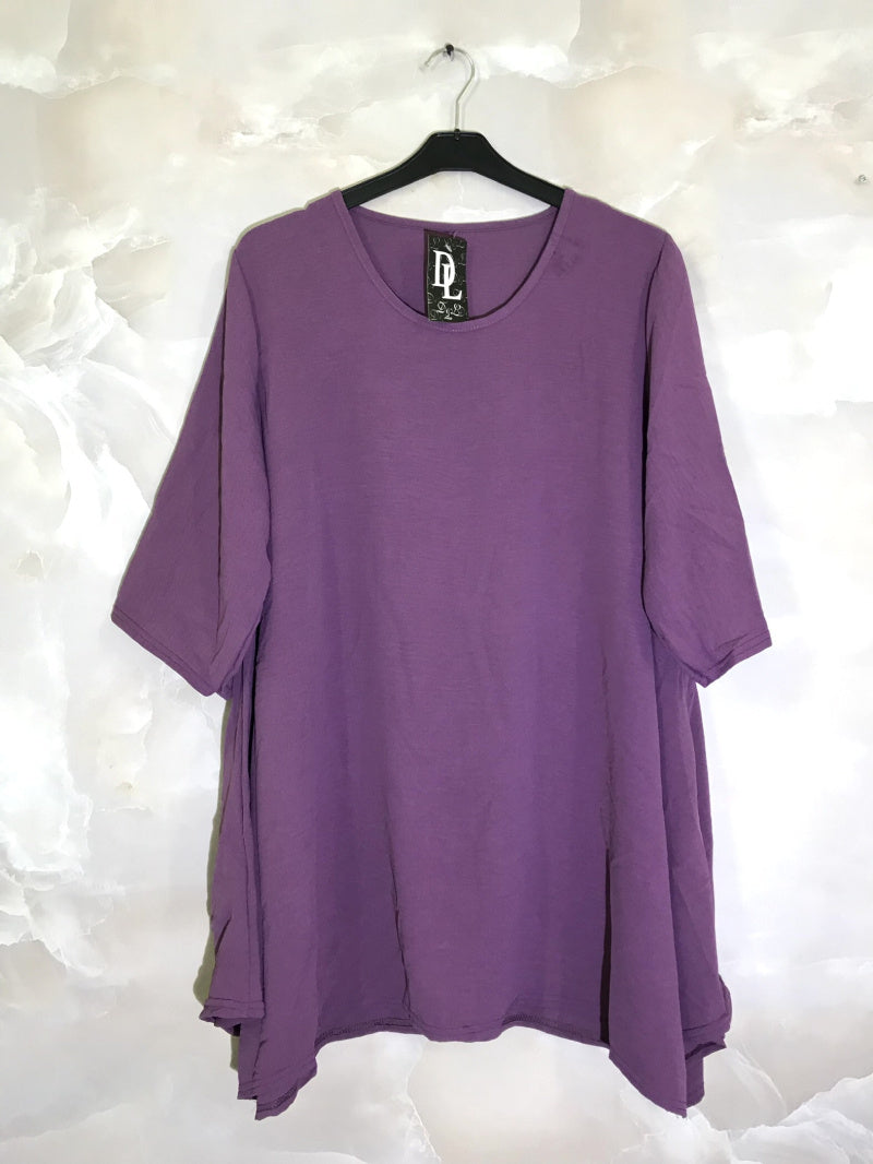 Plus Size Mid-length Flared Sleeve Dress