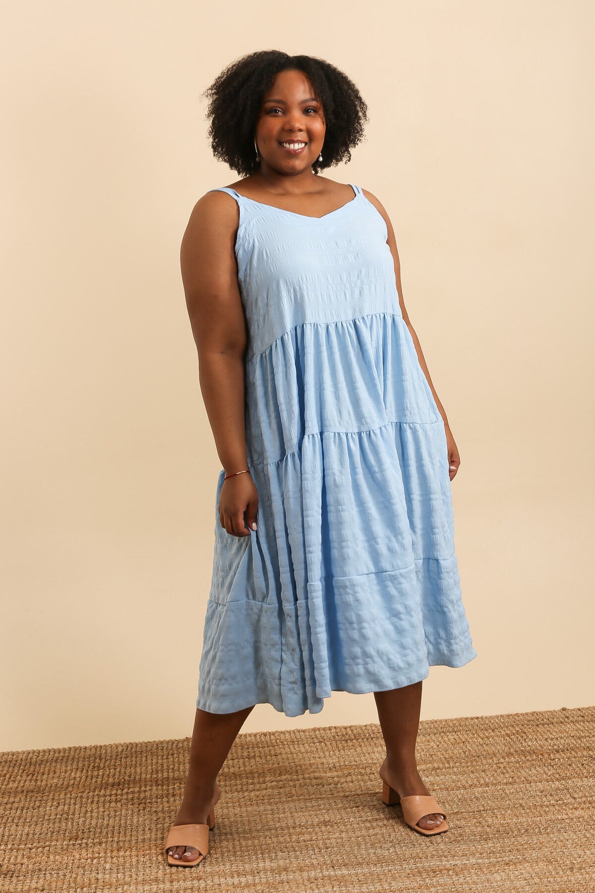 Flying Uneicolor Dresses i Stor Storlek