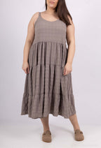 Plus Size Flying Uneicolor Dresses