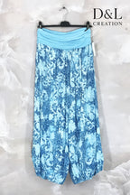 Plus Size Printed harem pants large size T38 to T50