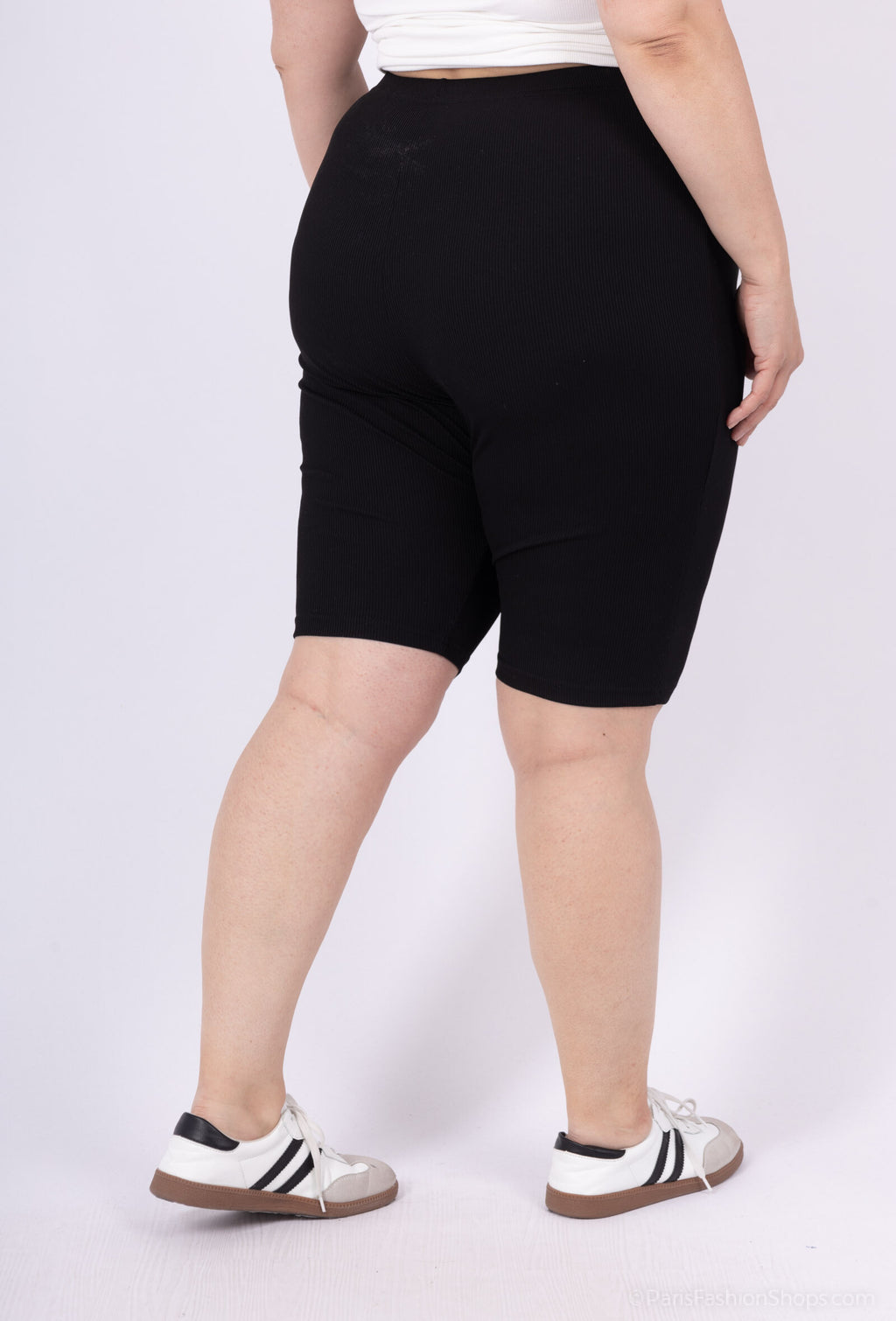 Plus Size Elastiska Midjebyxor för Sommaren