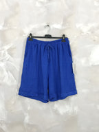 Plus Size Flexible and fluid shorts in T38 to T48 viscose