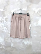 Plus Size Flexible and fluid shorts in T38 to T48 viscose