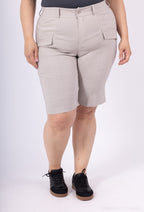 Plus Size Elastiska Shorts