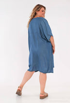 Plus Size Shorts i Lyocell