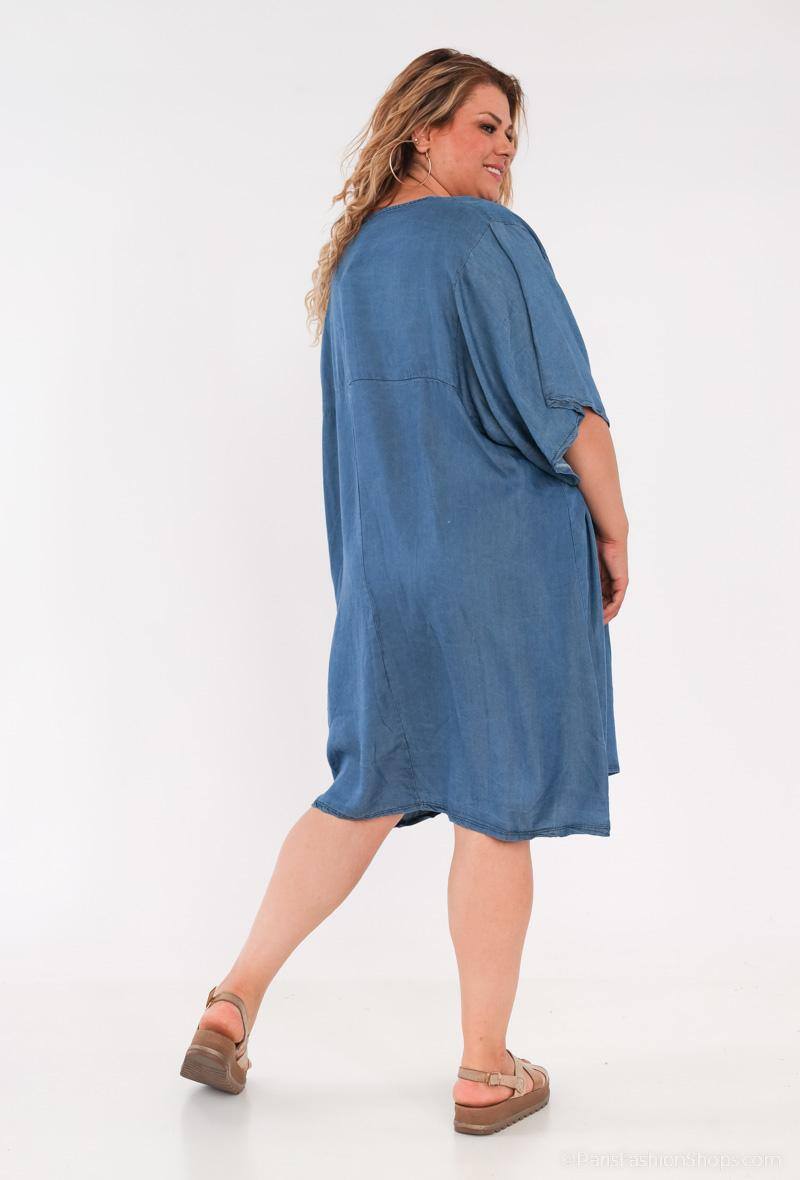 Plus Size Shorts i Lyocell